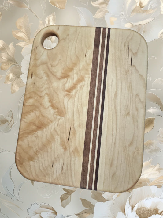Maple and Walnut Cutting Board