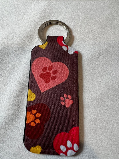 Dog Paw & Heart Chapstick 👄 Lip Balm Holder