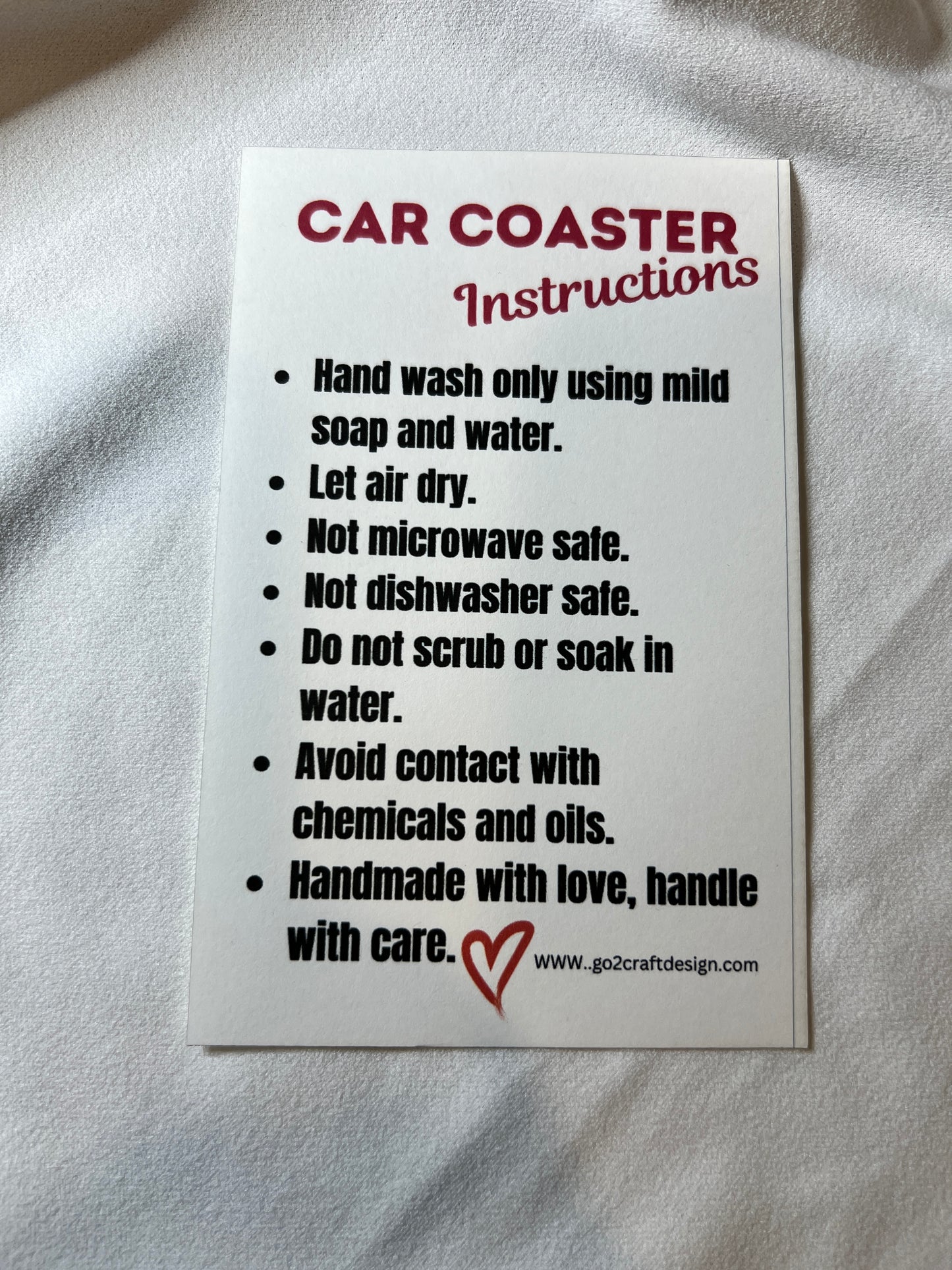 Deer Car Coasters
