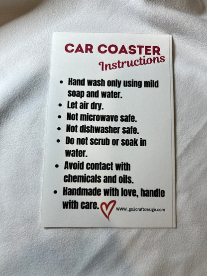 Deer Car Coasters
