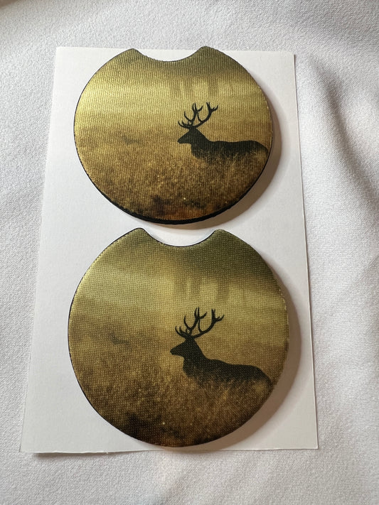 Deer Car Coasters