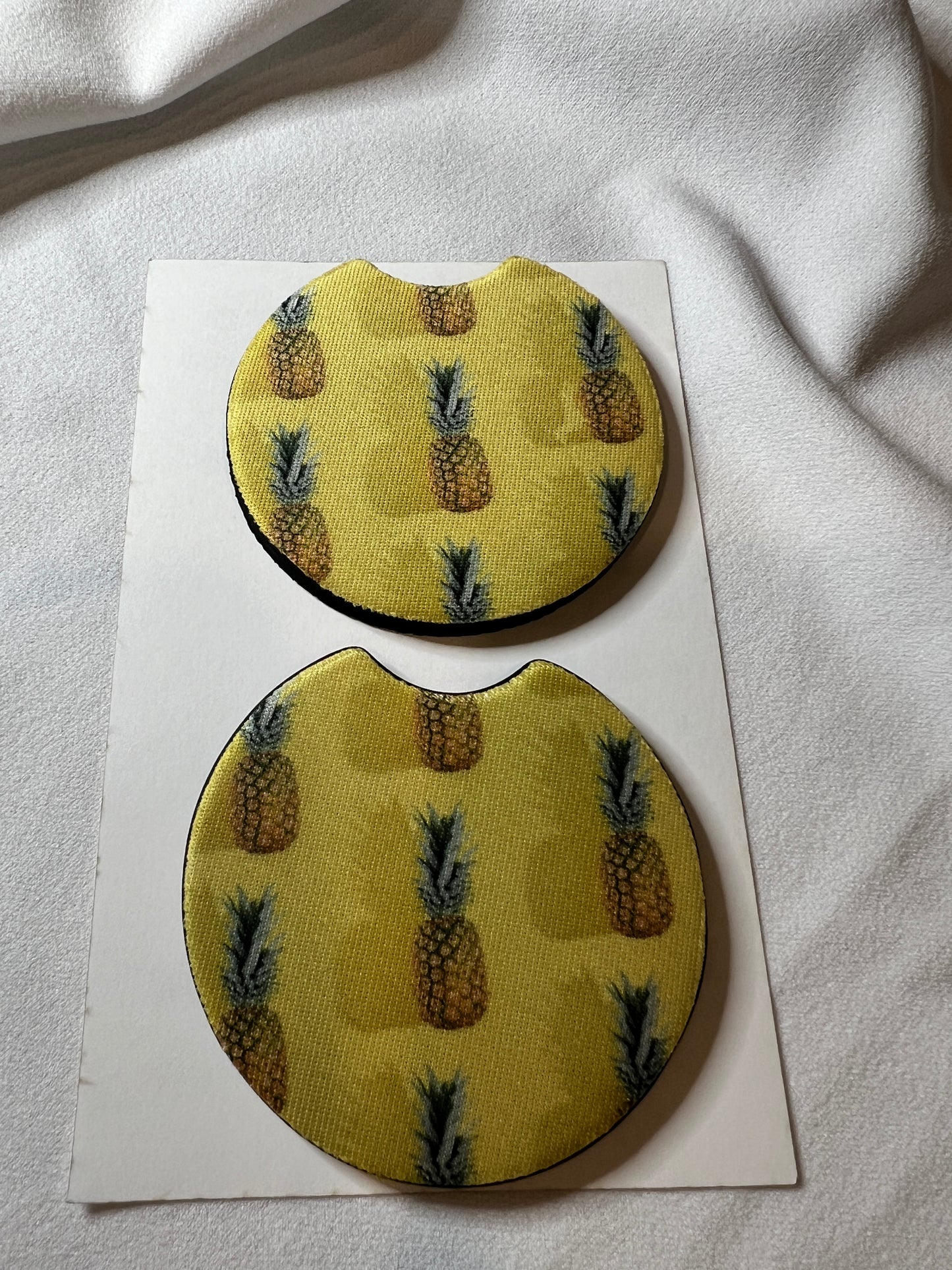 Pineapple Car Coasters