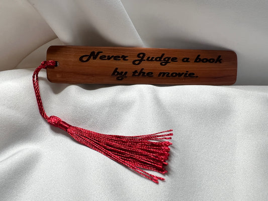 Never Judge a Book by the Movie Bookmark