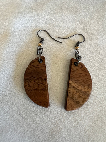 Walnut Earrings *4*