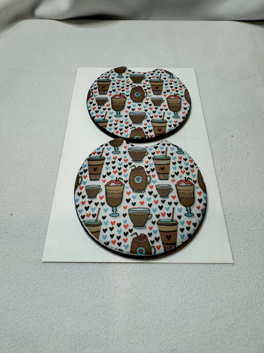 Coffee Lovers Car Coasters