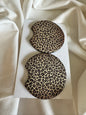 Leopard Print Car Coasters