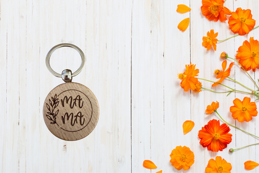 Keychain with humorous text 