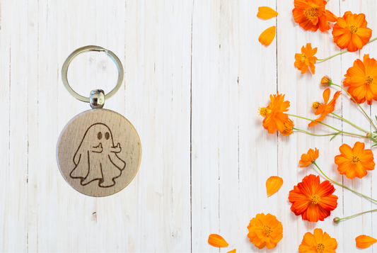 Keychain with humorous text 