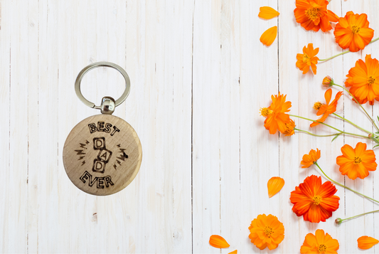 Keychain with humorous text 