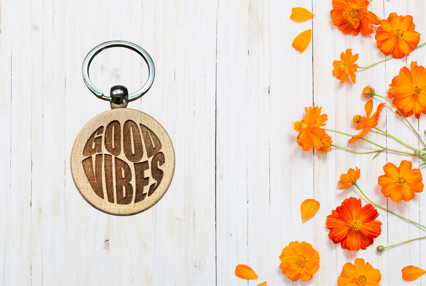 Wood Keychain with hilarious text 