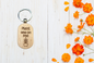 Plant one on me Wood Keychain