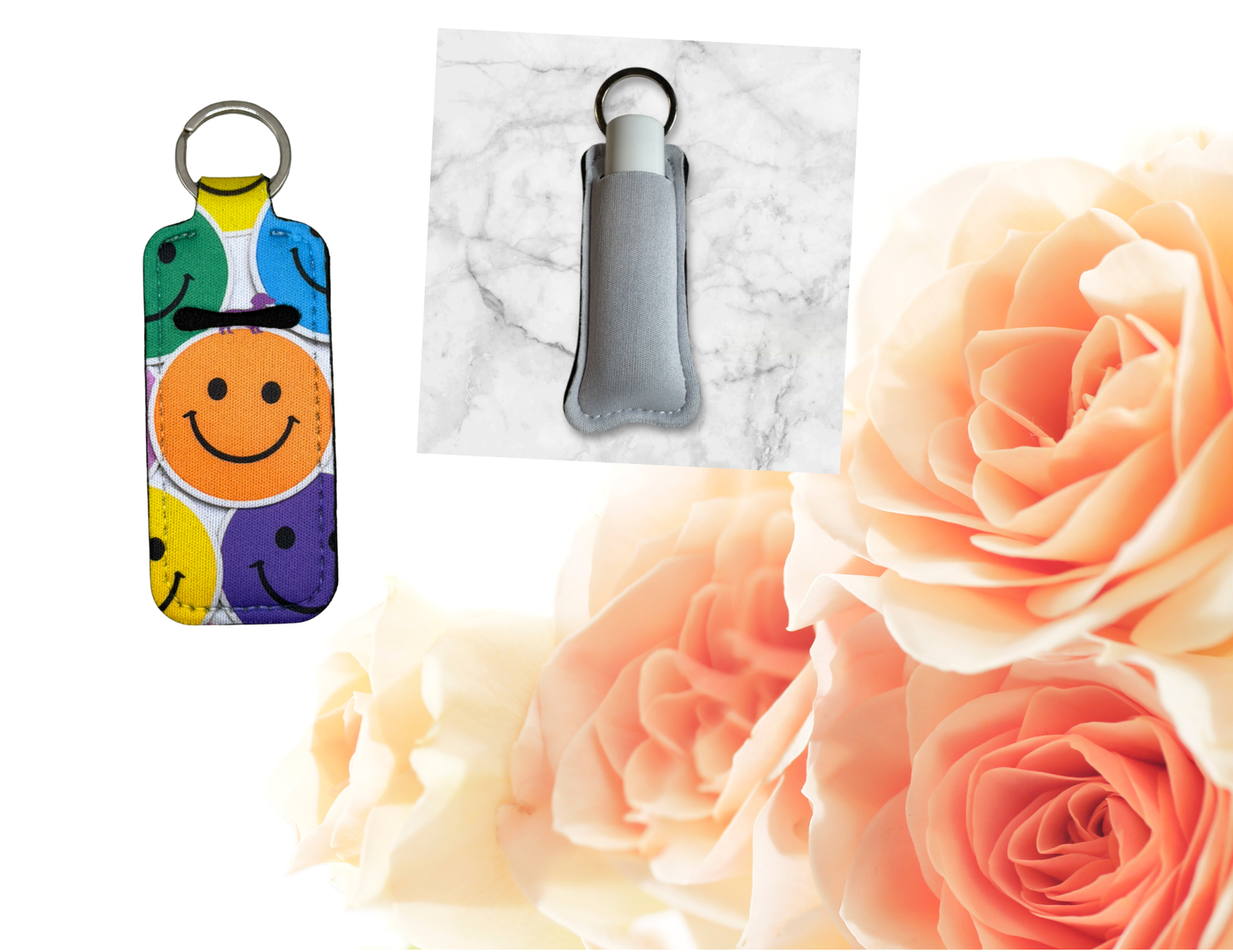 Bright Smiley Face Chapstick 👄 Lip Balm Holder