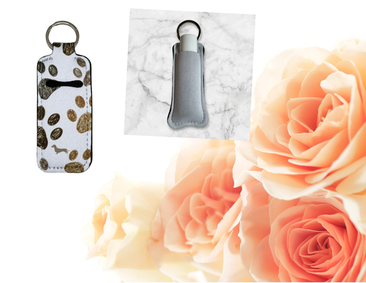 Brown Paw Print Chapstick 👄 Lip Balm Holder