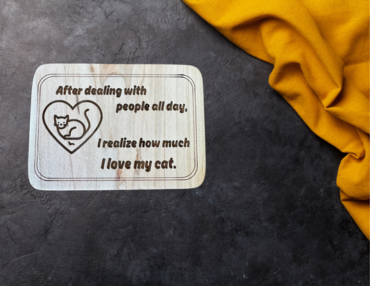 After dealing with people all day magnet