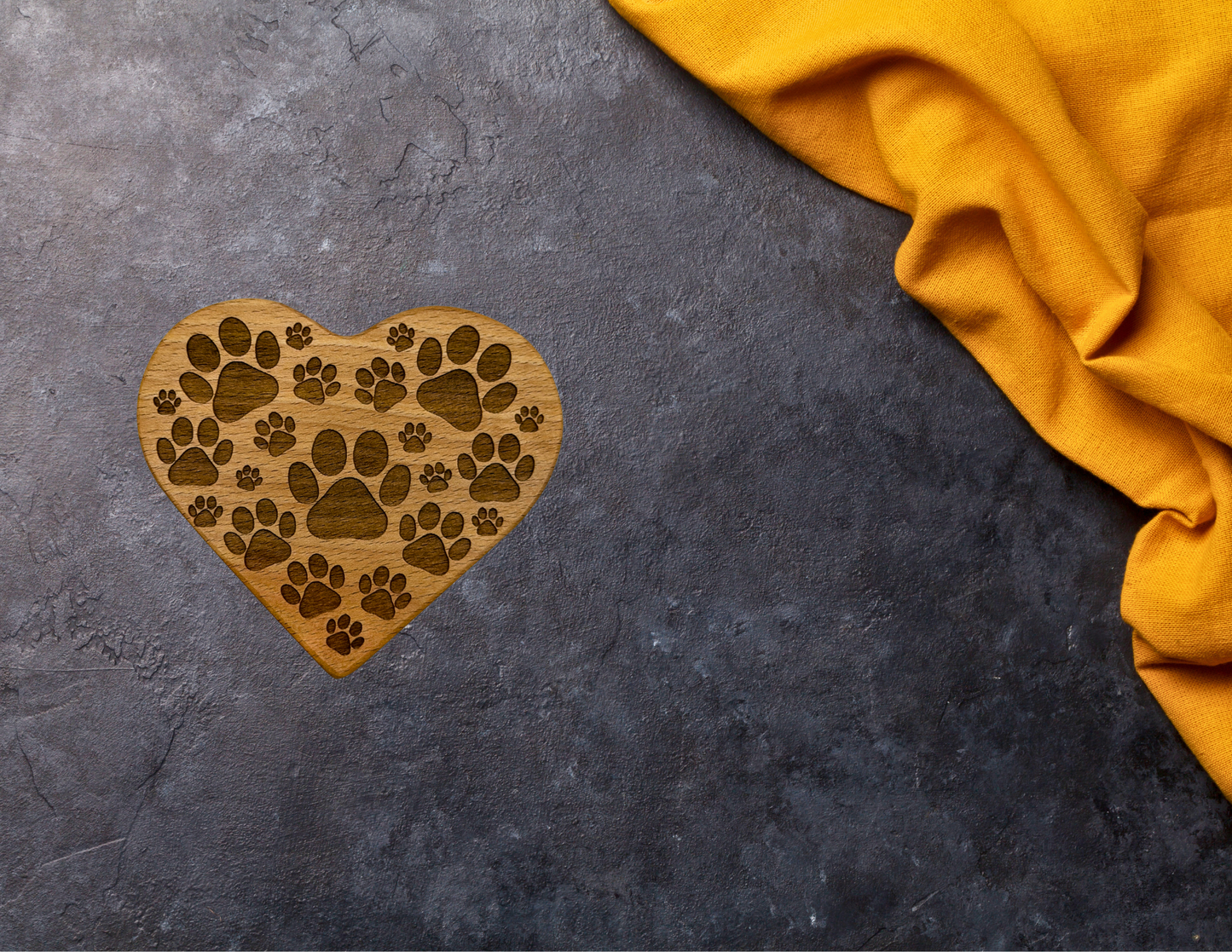 Heart / Paws Magnet