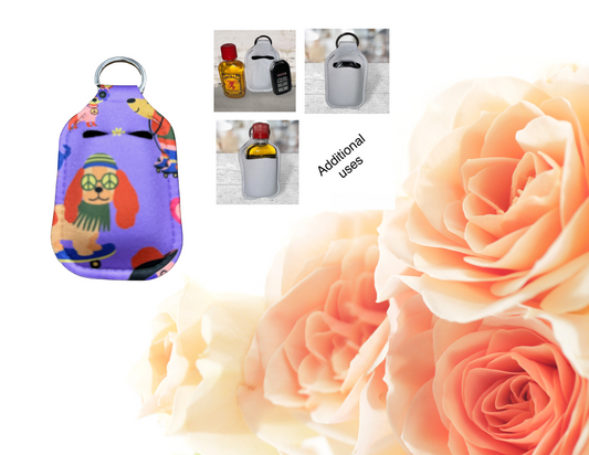 Hippie Dog Hand Sanitizer Holder