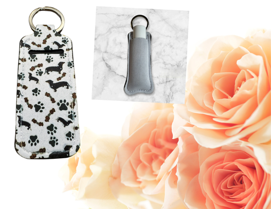Dachshund & Paw Print 👄 Lip balm Holder