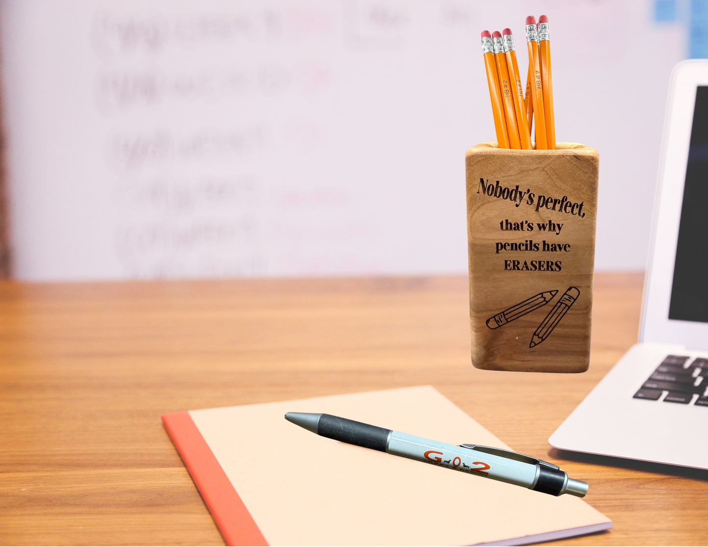 Wooden Pen & Pencil Holders