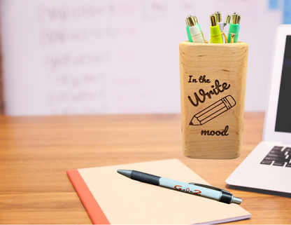 Wooden Pen & Pencil Holders