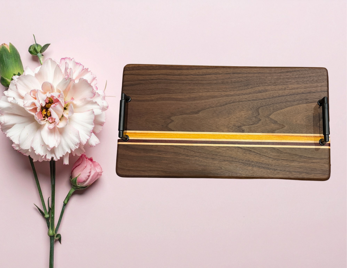 Walnut, Maple, Bloodwood & Osage Orange Serving Board