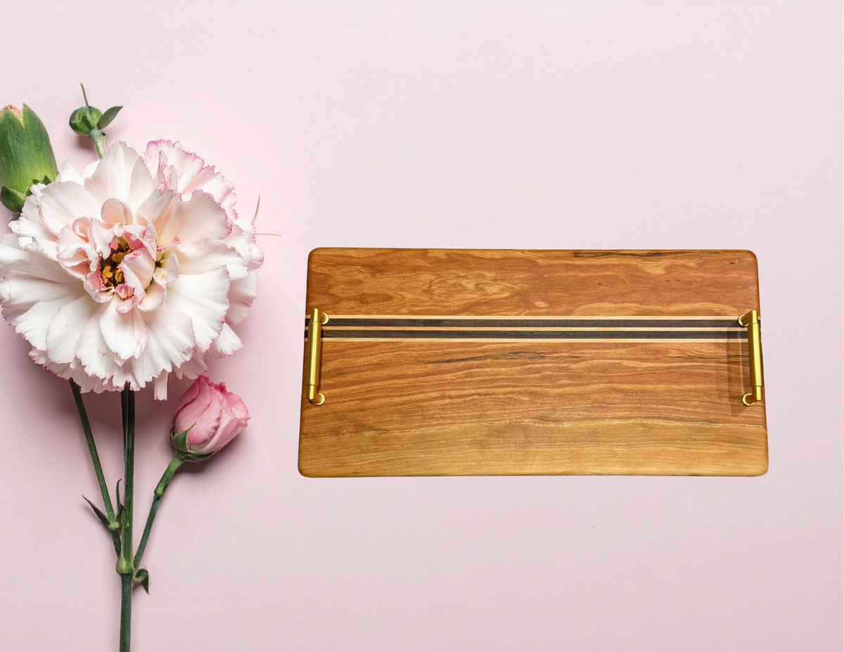 Cherry, Walnut & Maple Serving Board