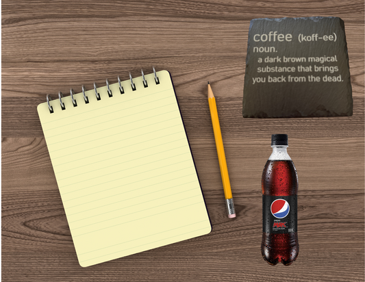 Coffee meaning Slate Coaster