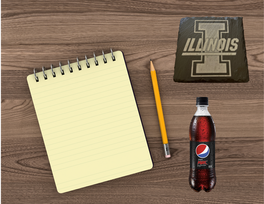 Illinois Slate Coaster