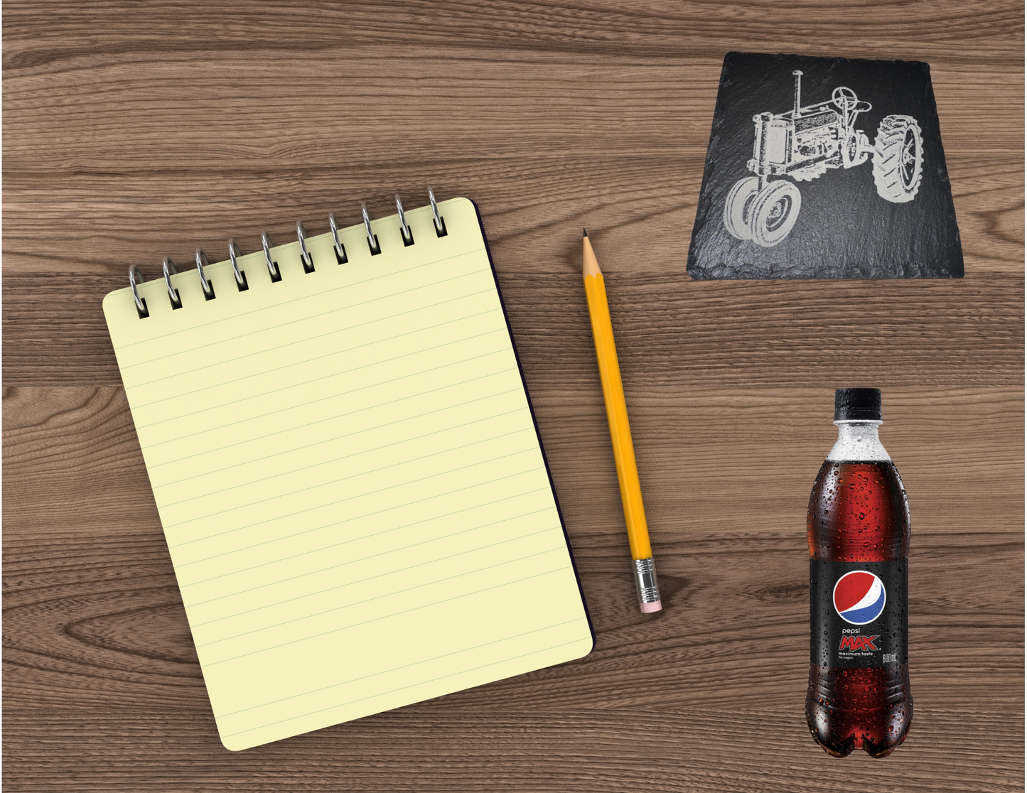 Tractor Image slate coaster