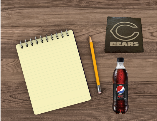 Bears Slate Coaster Square