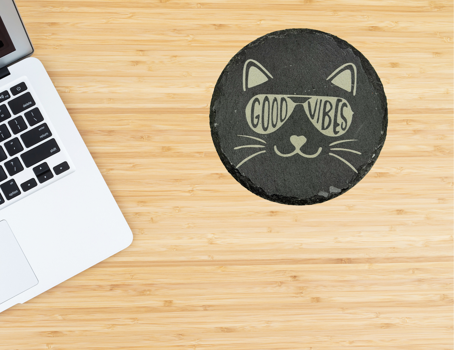 Good Vibes Slate Coaster