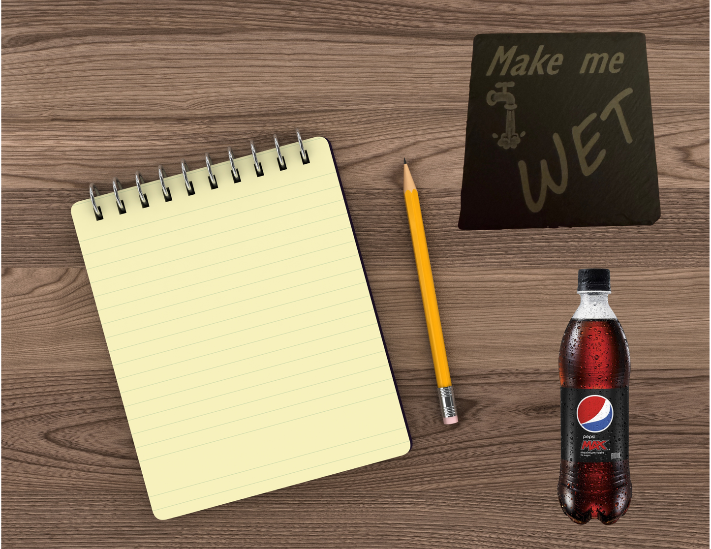 Make me wet slate coaster