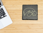 Tiger Hawk Slate Coaster
