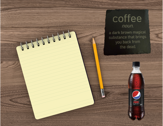 Coffee meaning Slate Coaster