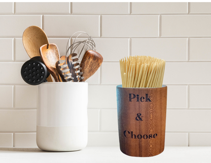 Wood Toothpick Holder