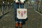 Tote bag with funny or cute design