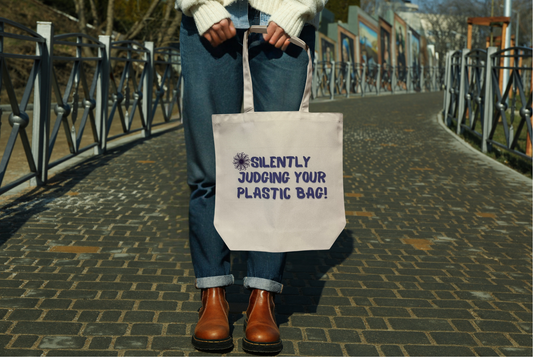 Tote bag with funny or cute design