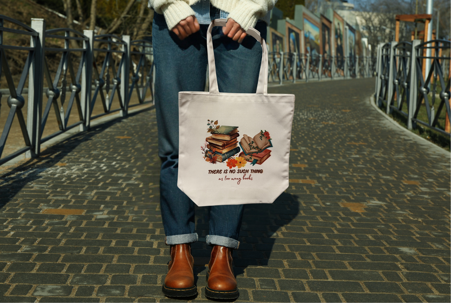 Tote bag with funny or cute design