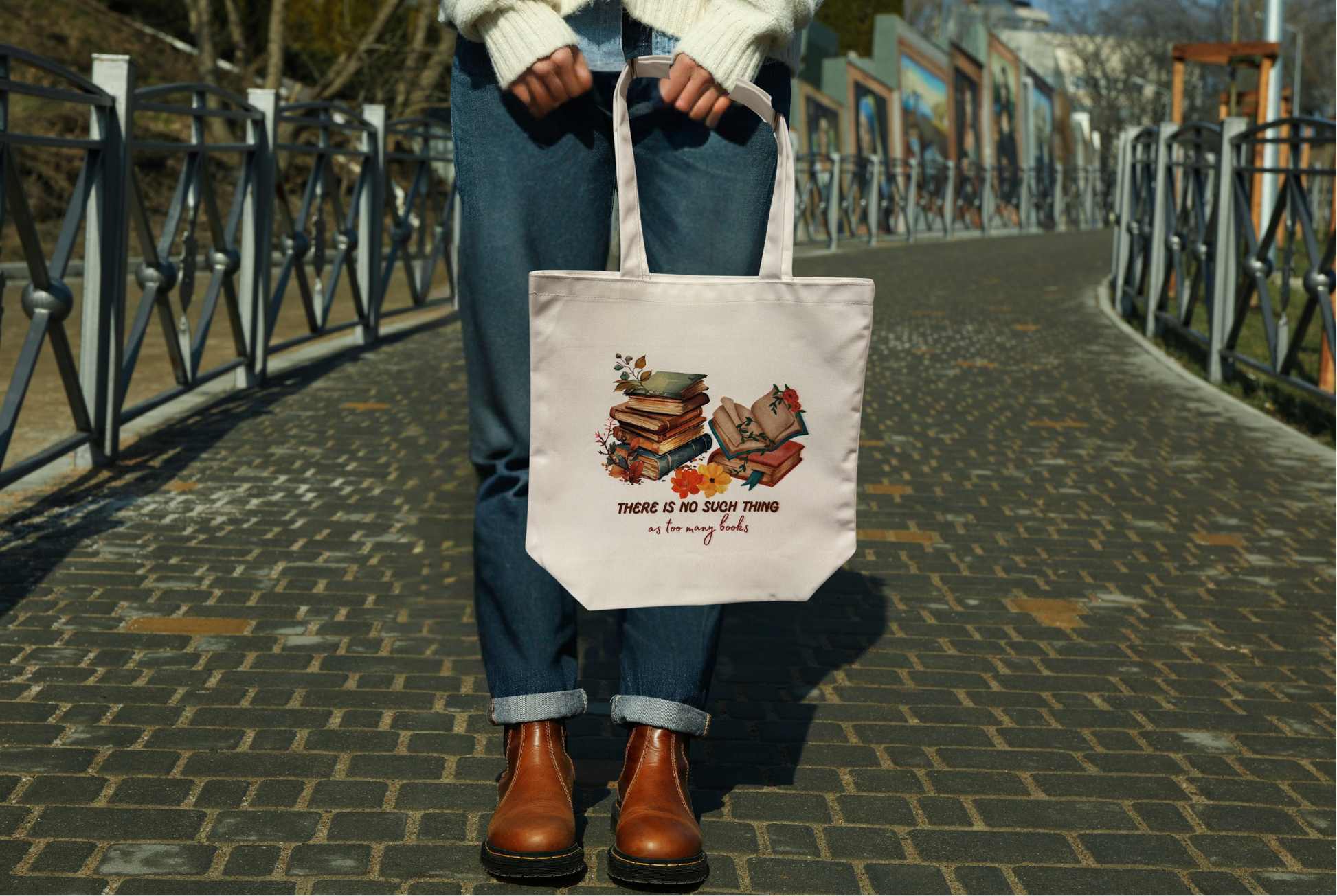 Tote bag with funny or cute design