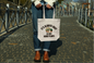 Tote bag with funny or cute design