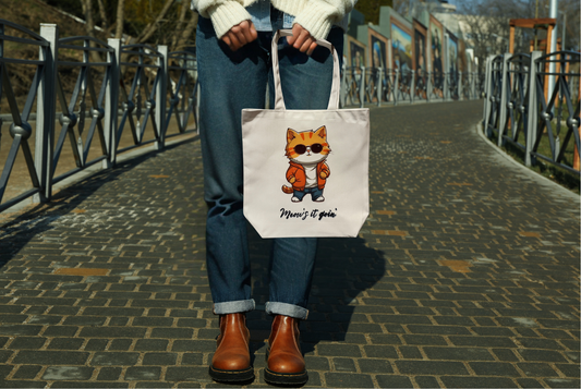 Tote bag with funny or cute design