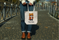 Tote bag with funny or cute design