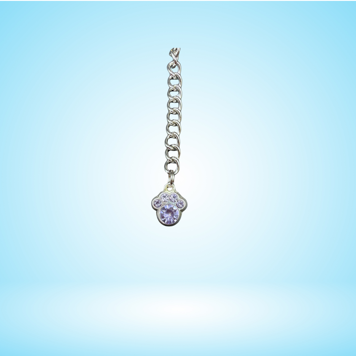 Dog Paw Print Purse / Bag Charm