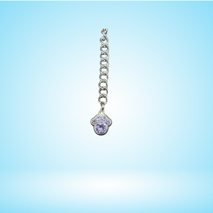 Dog Paw Print Purse / Bag Charm
