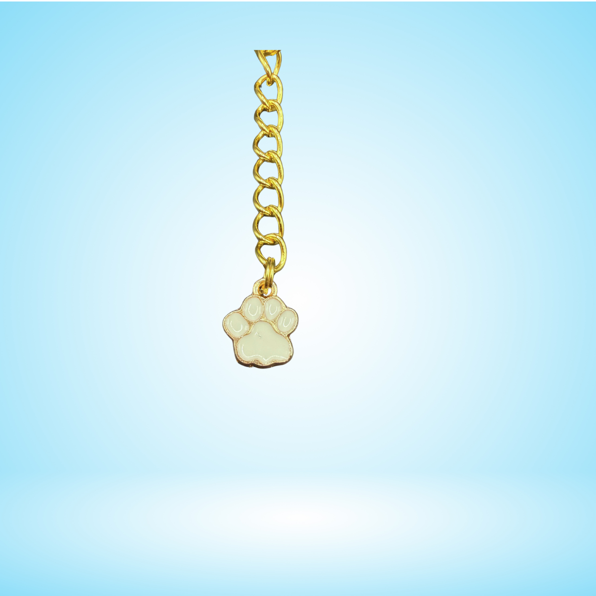 Dog Paw Print Purse / Bag Charm