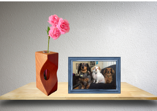 Mahogany Bud Vase
