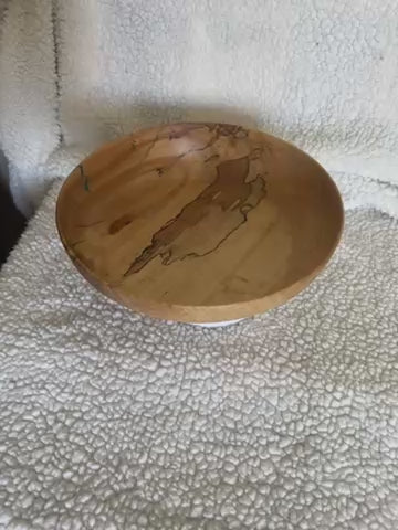 Sycamore & Resin Lathe Turned Bowl